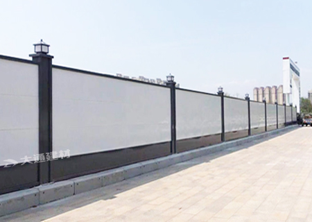 深圳鋼結構裝配式圍擋A類-工地施工現場臨時圍擋案例-A/B/C類圍擋-深圳市大通建材有限公司鋼圍擋生產定制廠家